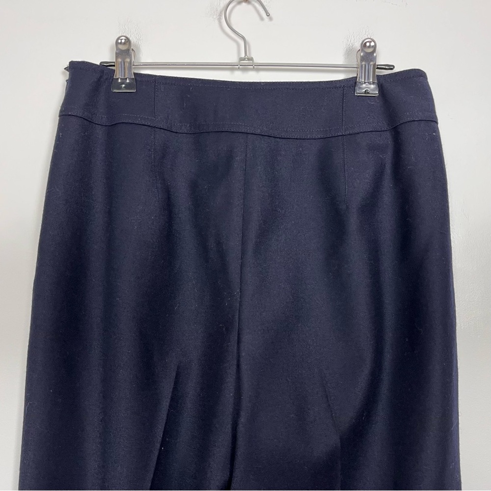 Vintage Talbots Petites Navy Wool Dress‎ Pants Trousers Lined Size 6 Bi-Stretch - Picture 5 of 10